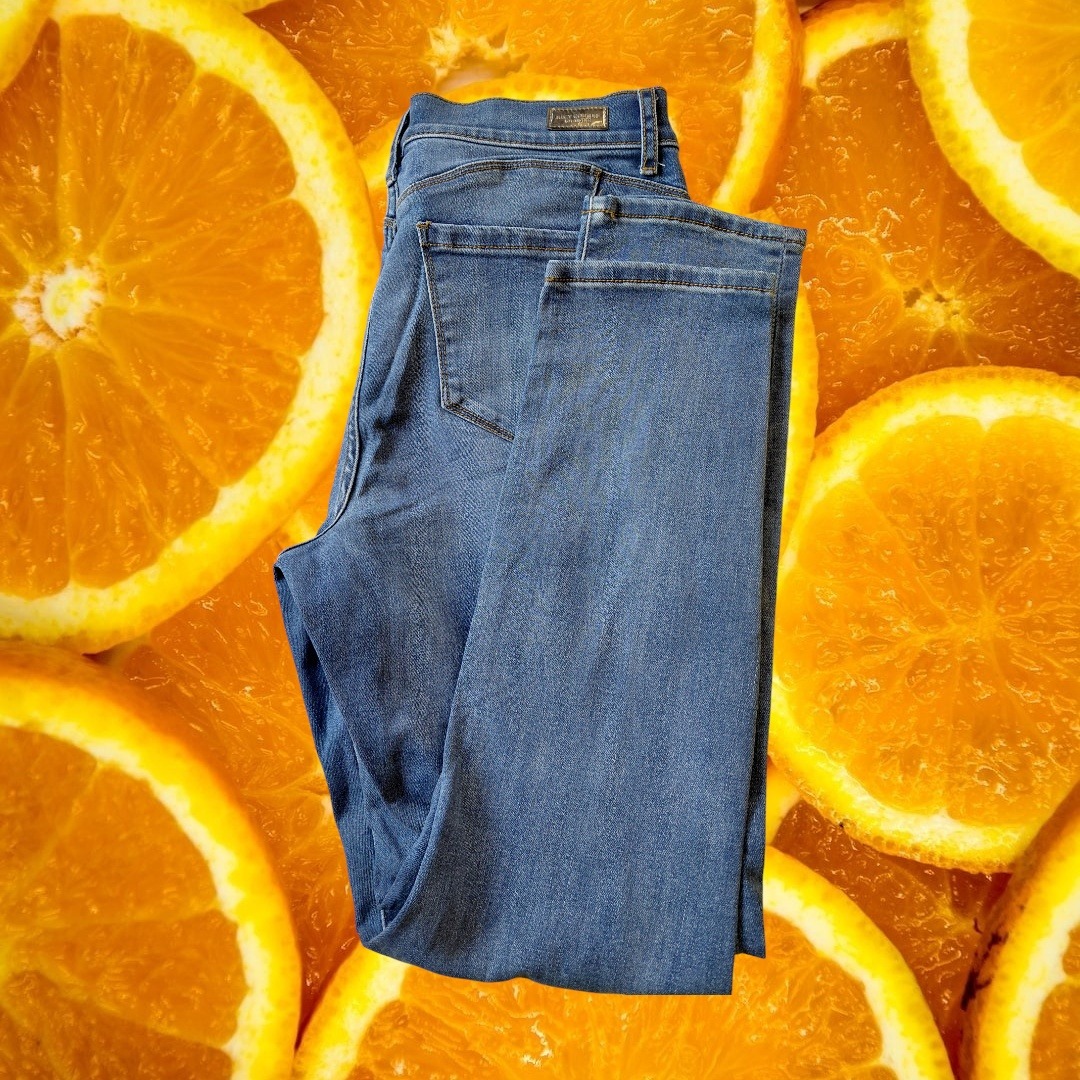 Juicy Couture Women's Denim Jeans Blue Distressed Size 12